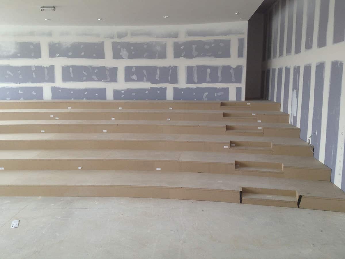 gradin bois tribunes
