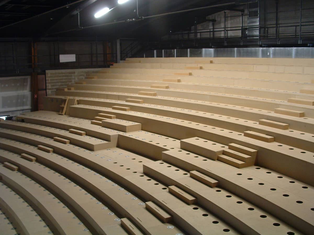 ossature bois tribunes