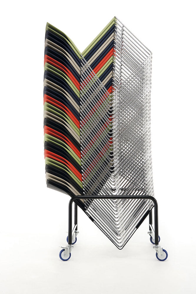 WEBY chaises empilables