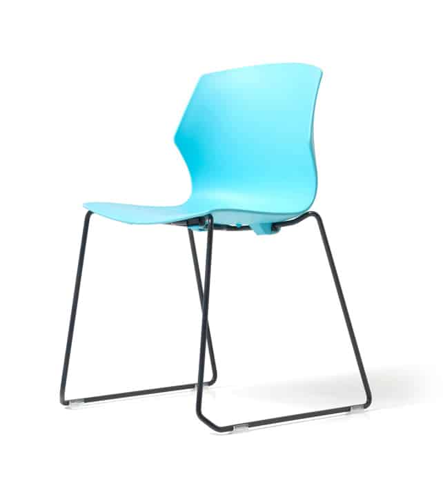 chaise piètement luge