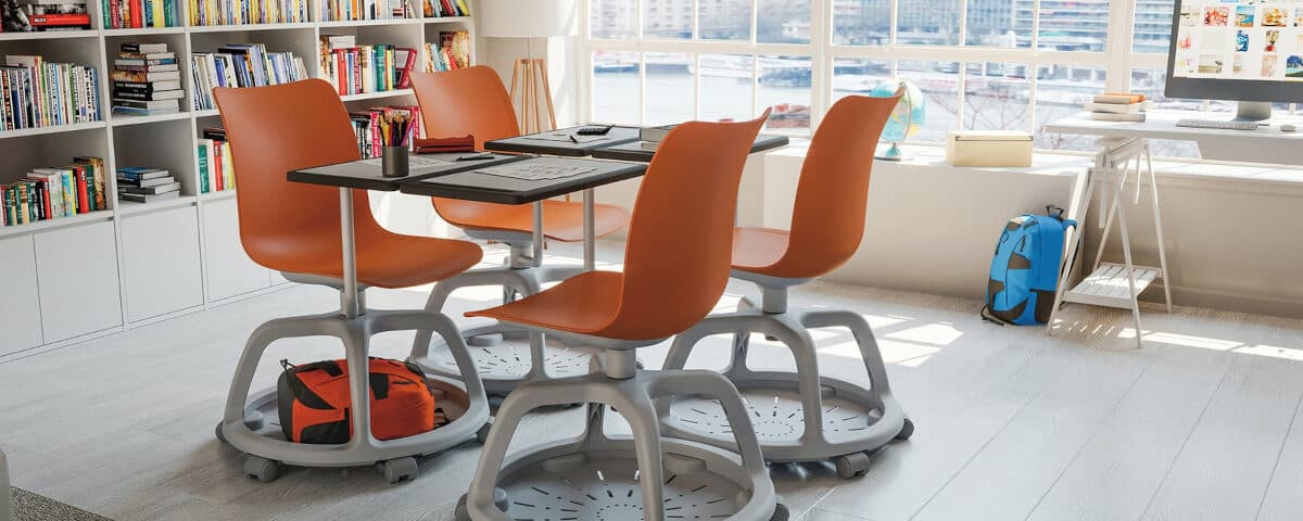 Chaise a roulettes